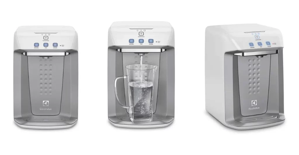 Comparativo dos melhores purificadores de água gelada e natural de 2025 - Modelos Electrolux, IBBL e Consul.